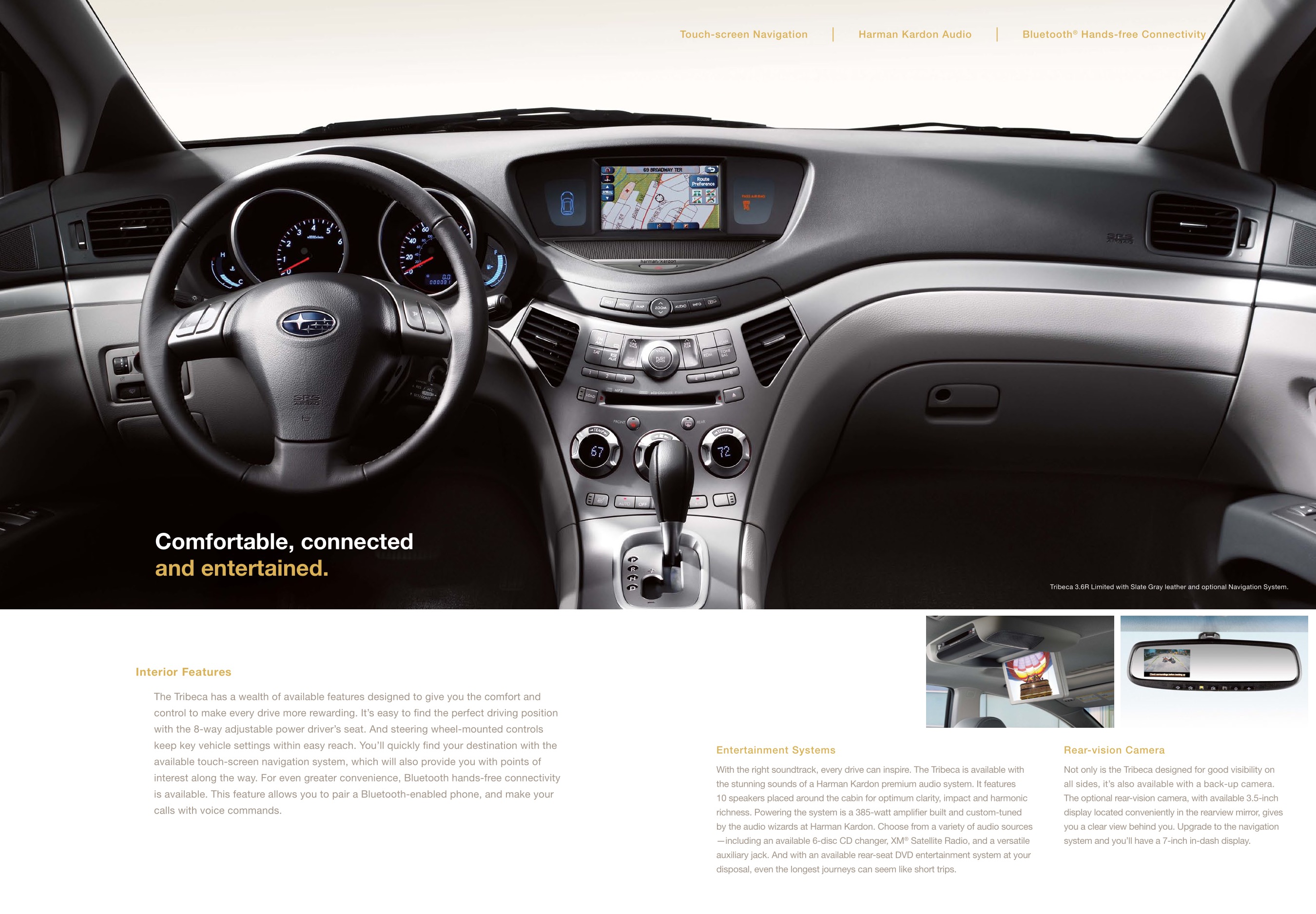2011 Subaru Tribeca Brochure Page 4